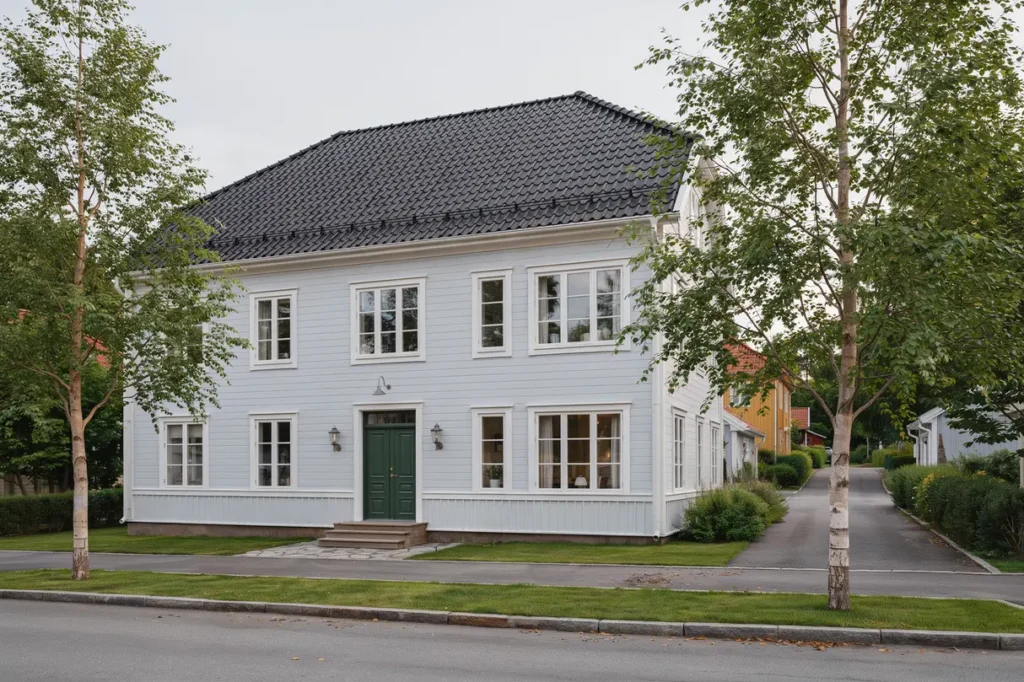 byte av vindskivor och takfotsbr dor p villa i steninge
