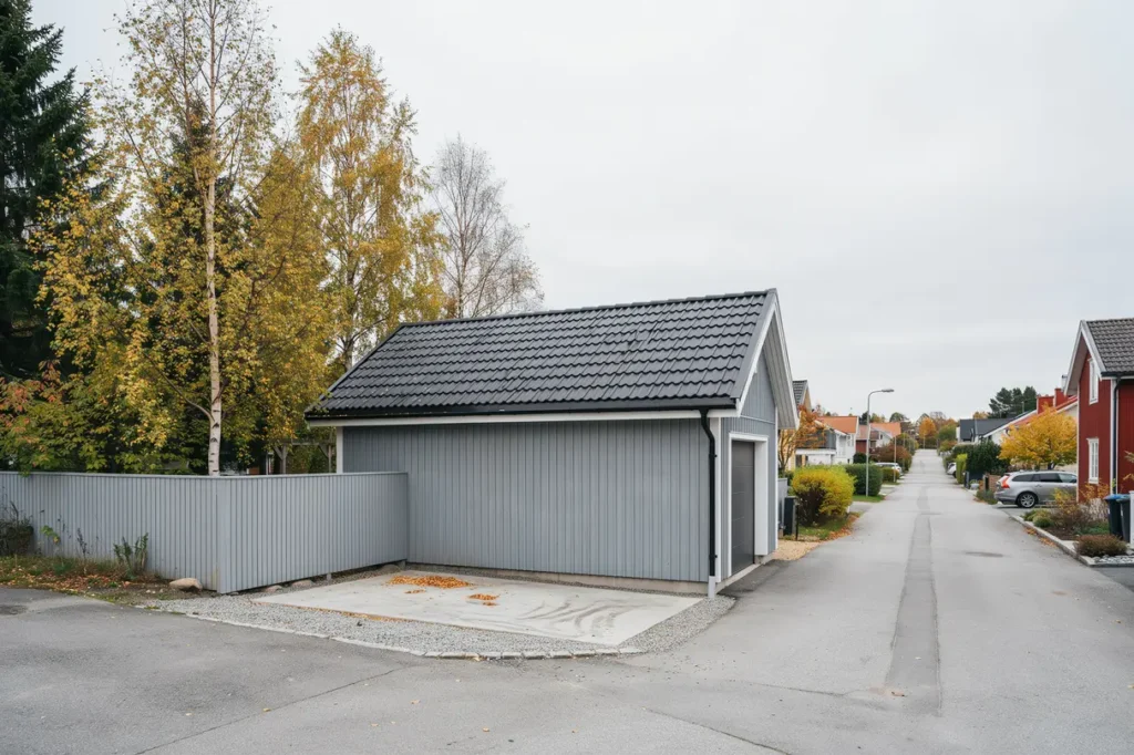 renovering av papptak p garage i steningeh jden m rsta