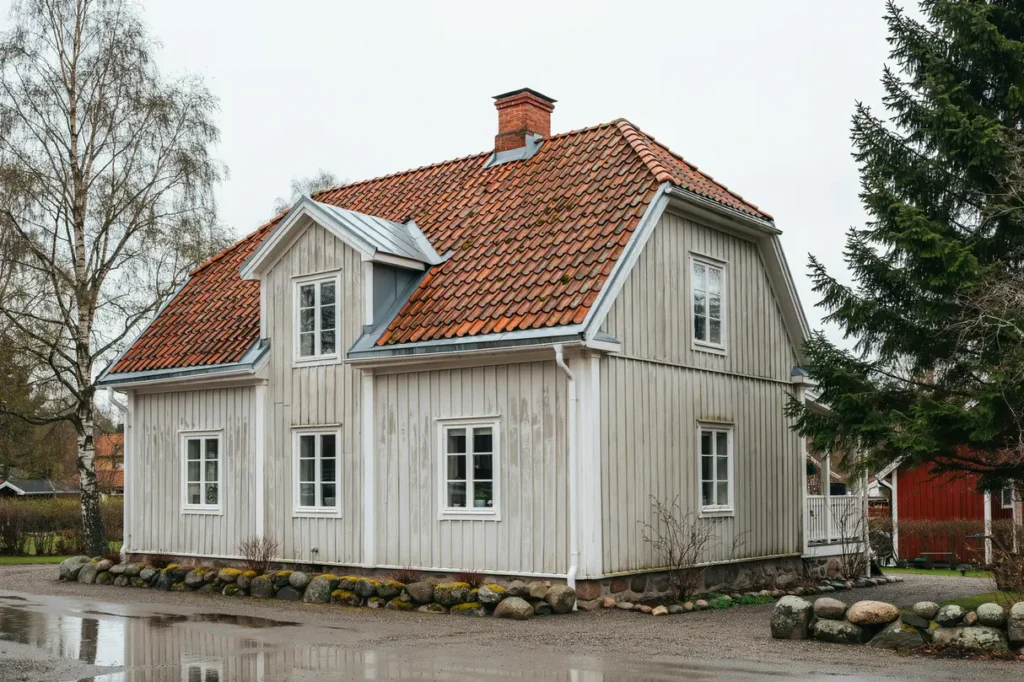 pl tdetaljer som g r skillnad s skyddar pl tslageri villa och fasad fr n v der och slitage
